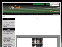 Tablet Screenshot of ibercast.com